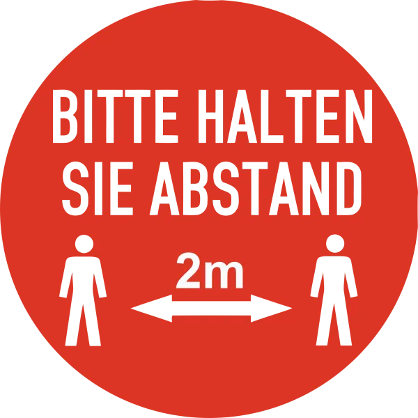 abstand halten